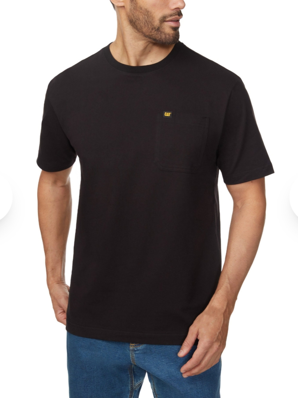 CAT Men’s Black Pocket T-Shirt - XL